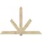 Ekena Millwork Kennewick Rough Sawn Timber Gable Bracket, Douglas Fir, 84"W x 56"H x 6"D x 6"F, 16/12 Pitch GBW084X56X0606KEN00RDF - alternate 1